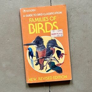 1985 Families of Birds Golden Guide Ornithology Birdwatchers Field Guide Birder